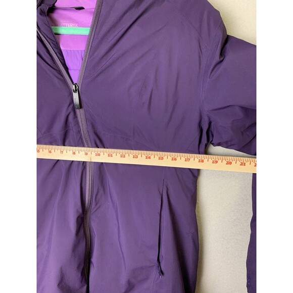 Arcteryx Sylva Gore Women's Size Large Purple Parka Windstopper Jacket - Picture 9 of 11